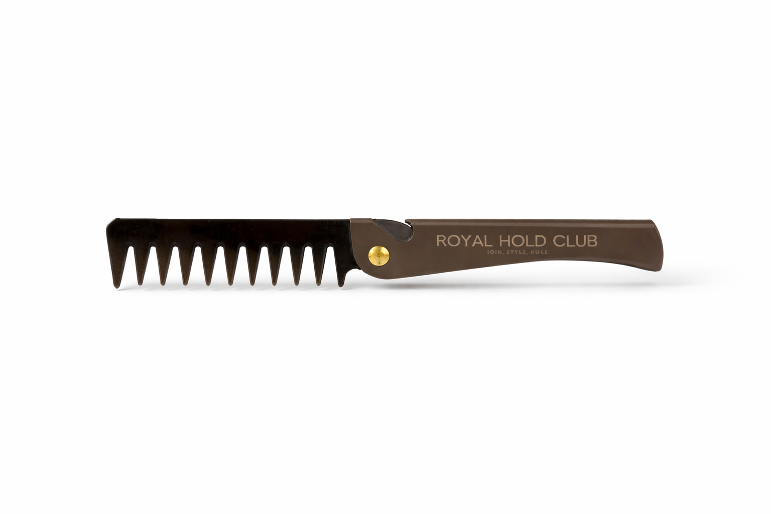 Royal Hold Club Signature Folding Comb